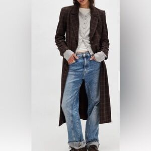 Free People Tweed Duster NWT